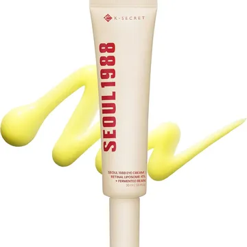 K-SECRET SEOUL 1988 Retinal Eye Cream Formulated with Advanced Retinal Liposome 4% and Fermented Bean for Dark Circles and Fine Line