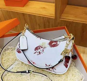 Coach Teri Bag in box - With long straps and Cherry 🍒