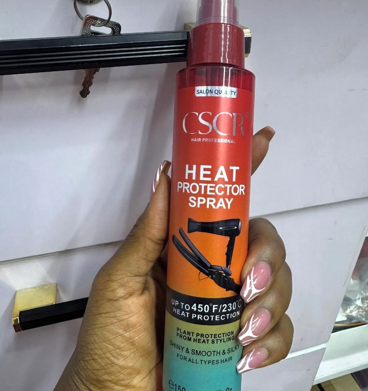 CSCR heat protectant spray