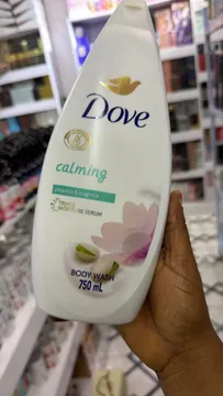 Dove Calming Pistachio Magnolia Triple Moisture Serum Body Wash 750 mL
