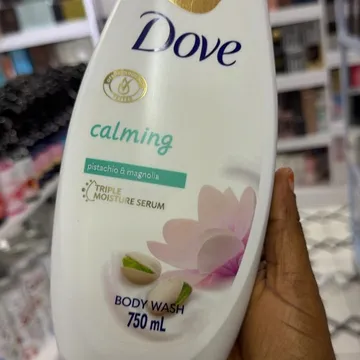 Dove Calming Pistachio Magnolia Triple Moisture Serum Body Wash 750 mL