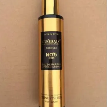 Jessy Maiyre LUODAIS Asboule No 5 Noir Eau de Perfume Shine Styling Spray.