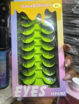 10 pair mink lash set