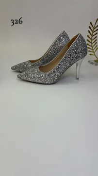 Heel 326 - ( Silver/Gold) 2 inches heels