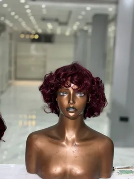 Gifty Omotola Burgundy 💯Human hair Very soft in texture None of the hairs comes styled