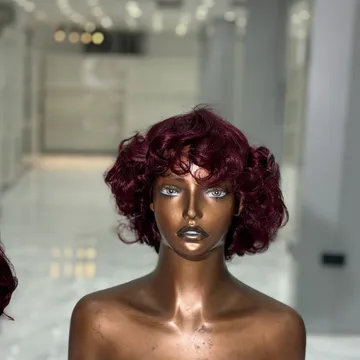 Gifty Omotola Burgundy 💯Human hair Very soft in texture None of the hairs comes styled
