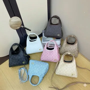 Coach Lana 19 bag: comes with a box with free cherry 🍒 (Coach pattern)