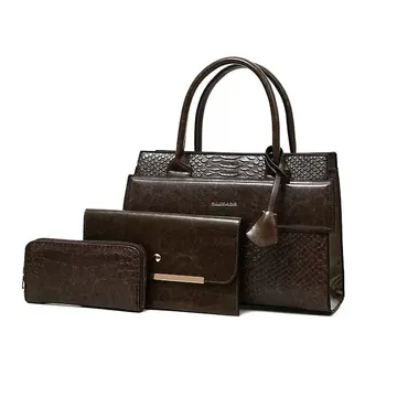 Coffee Brown Square 2 Midi Bag