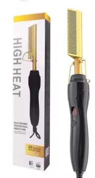 Gold Ceramic Professional High Heat Press Comb