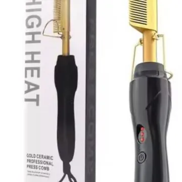 Gold Ceramic Professional High Heat Press Comb