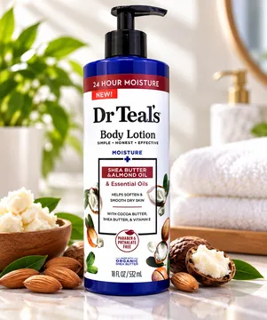 Dr Teal’s Shea Butter & Almond Oil Body Lotion – 532ml