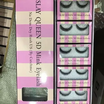 Slay Queen 5D Mink Eyelash Glam Set