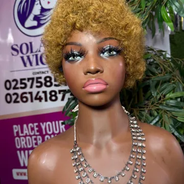 Human hair Afro wet curls