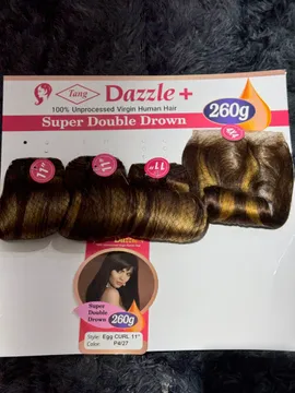 Dazzle egg curls 4x4 closure
