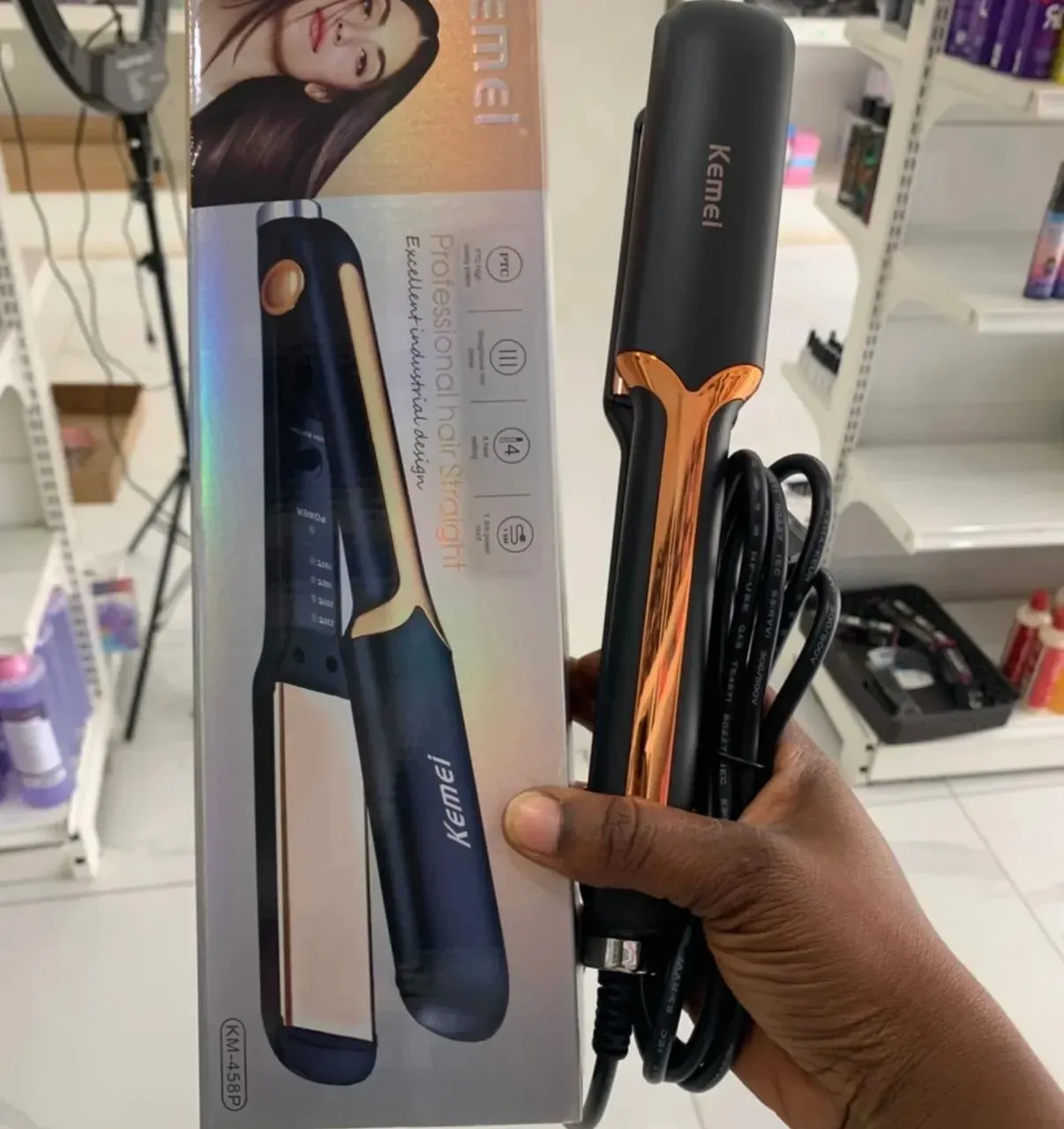 Kemei Professional Hair Straightener KM 458