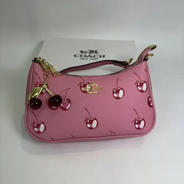 Coach Teri Bag in Box - With long Strap and Cherry 🍒