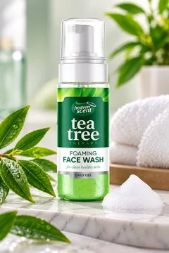 Heaven Scent Tea Tree Therapy Foaming Face Wash